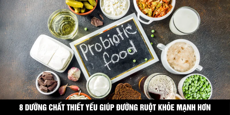 8 Dưỡng Chất Thiết Yếu Giúp Đường Ruột Khỏe Mạnh Hơn