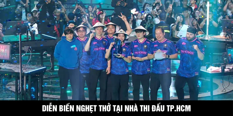 Diễn biến nghẹt thở tại nhà thi đấu TP.HCM