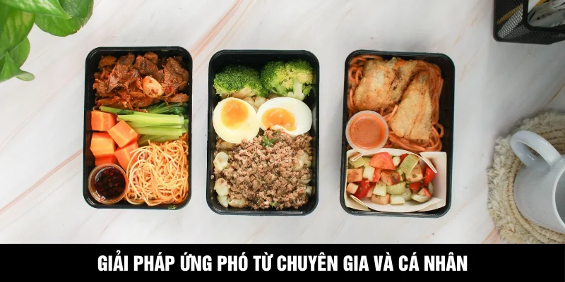 Giải pháp ứng phó từ chuyên gia và cá nhân